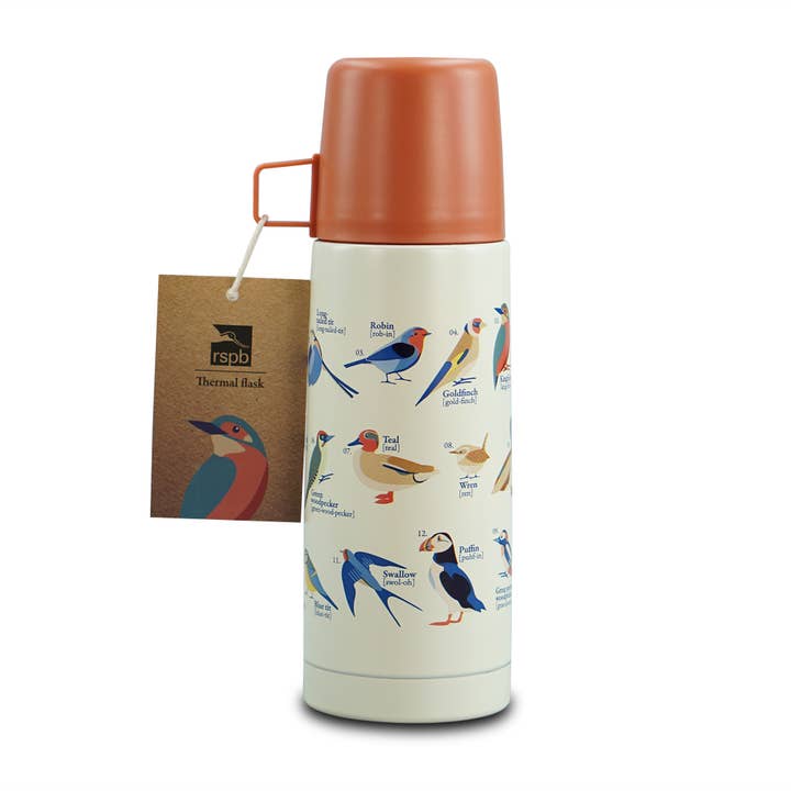 Half Moon Bay - Wholesale Flask - Thermal Flask Garden Birds2