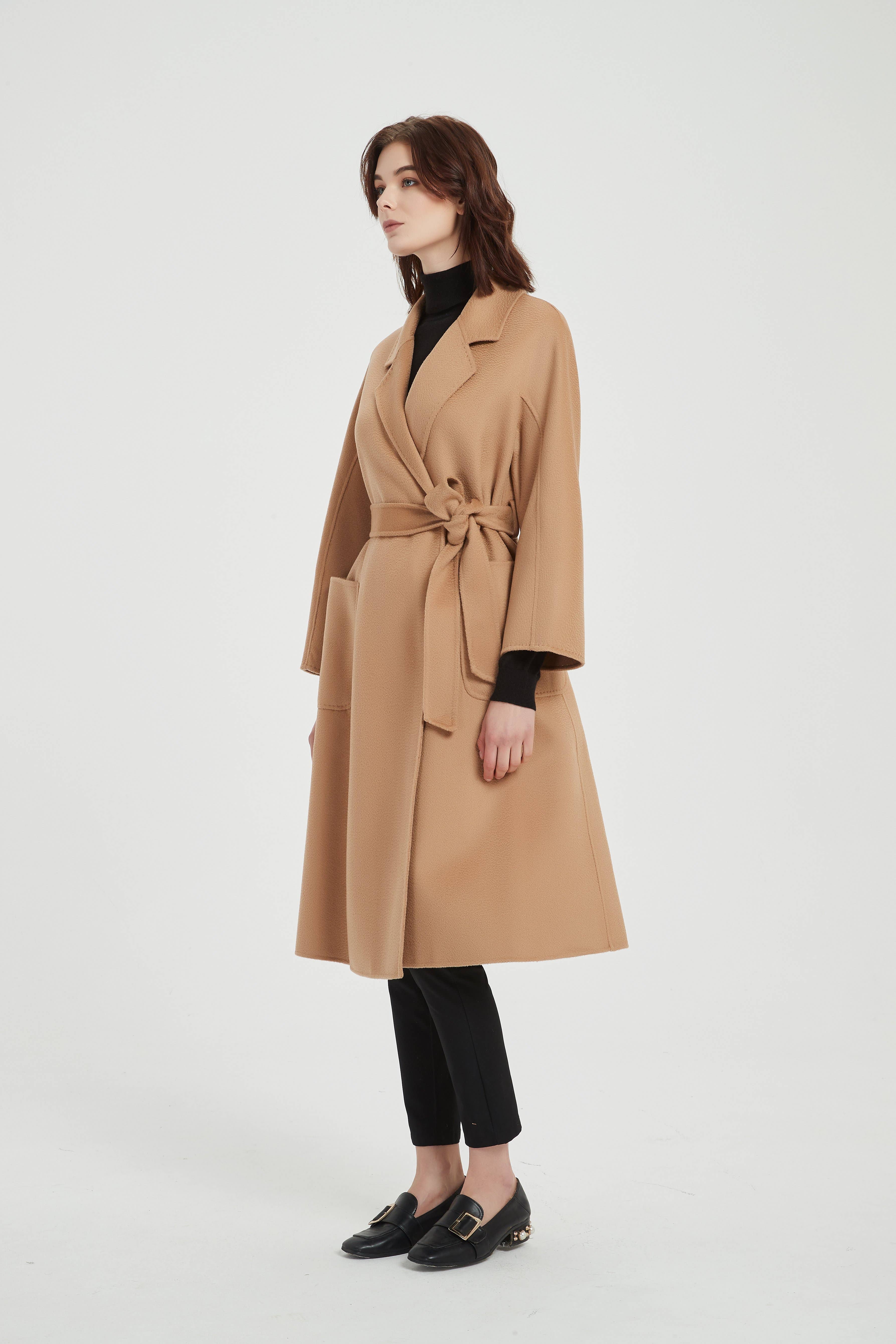 Camel The Classic Wrap Coat for wholesale on Faire3