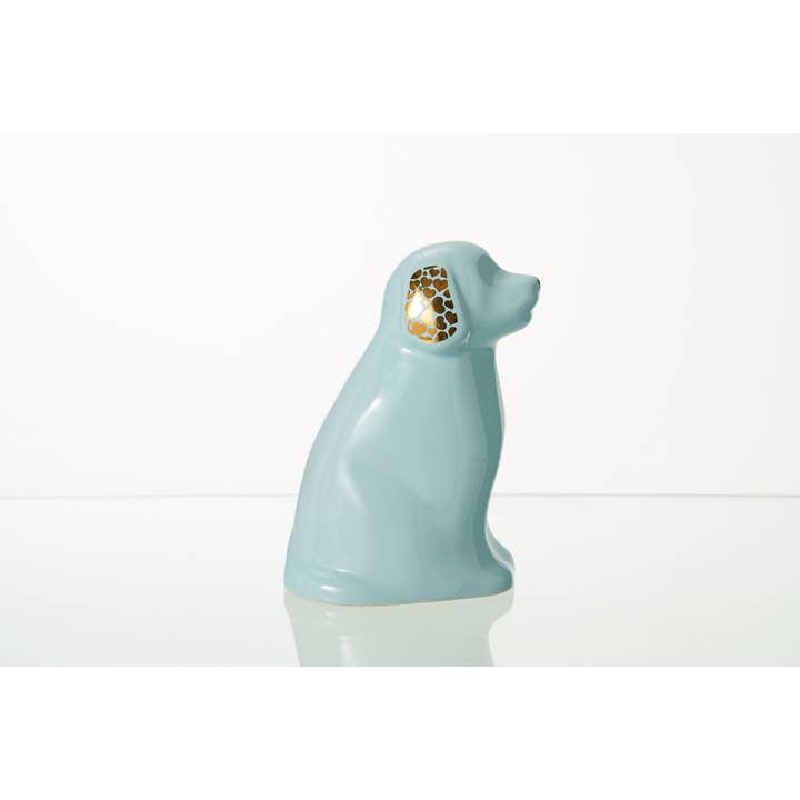 Pulvis Art Urns - Wholesale Pet Urn/Keepsake Box - "Cuddle" Pet Urn for Dog - Baby Blue | Ceramic4
