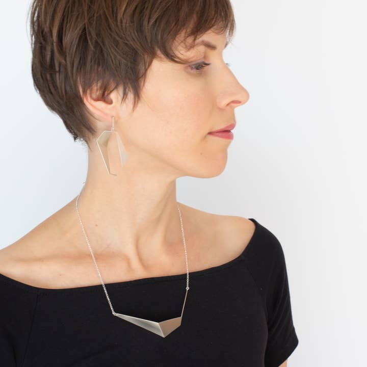 Elina Briede Jewelry - Wholesale Pendant/Charm Necklace - Architectural gold necklace