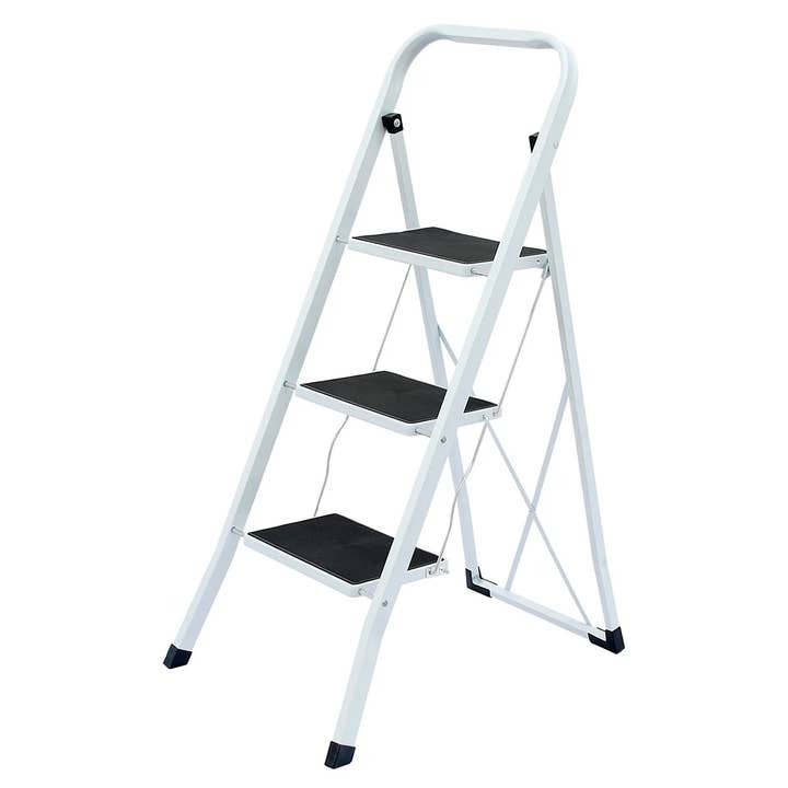 J&V TEXTILES - Wholesale Stool - Lightweight Folding Step Stools with Anti-Slip Pedal - 330lbs Capacity (2 or 3 Step)7