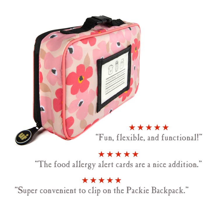 Urban Infant - Wholesale Lunch Bag/Box - Kids - Yummie Toddler Lunch Bag - Poppies2