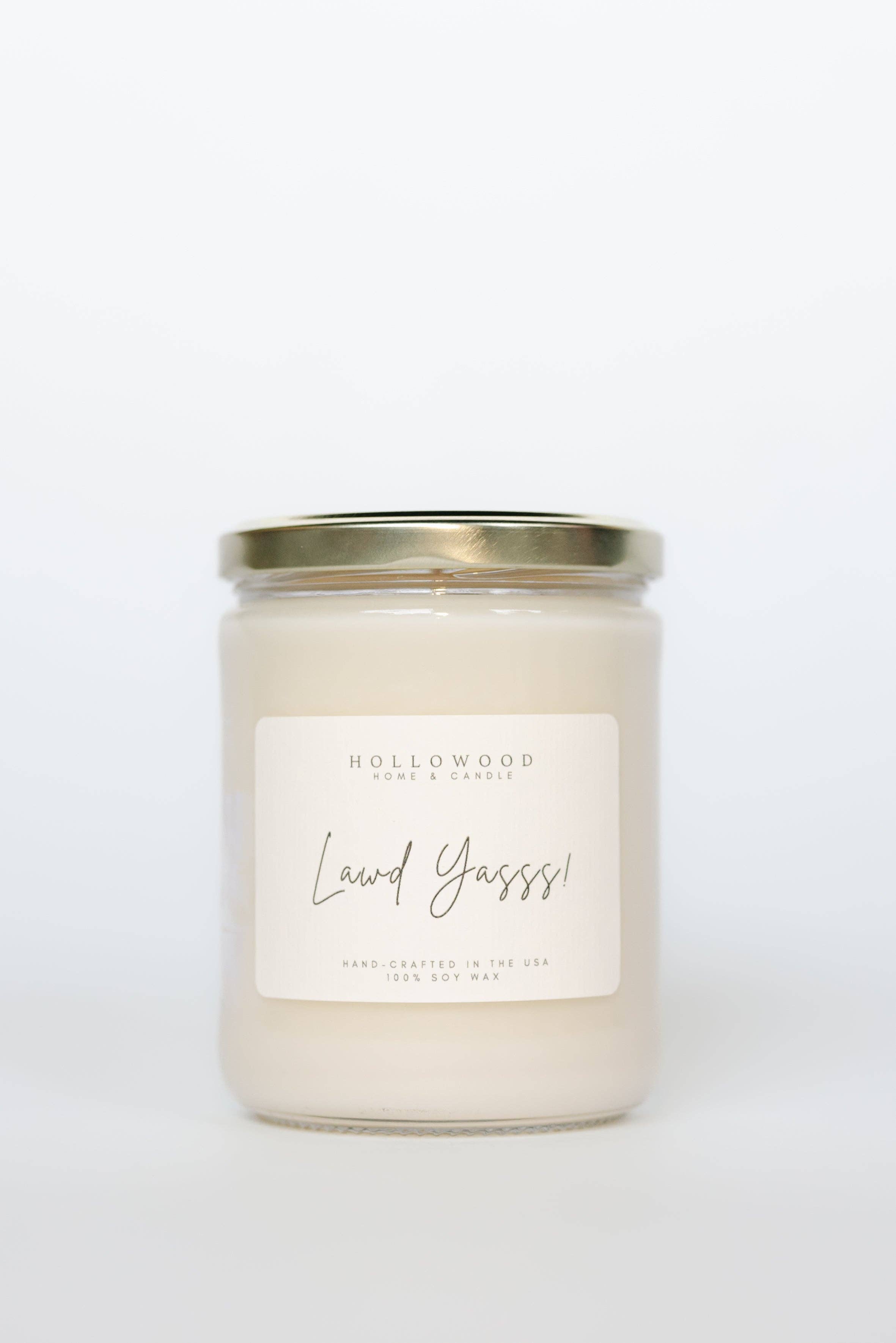HOLLOWOOD FRAGRANCE - Wholesale Jar/Filled Candle - LAWD YASSS! | CANDLES1