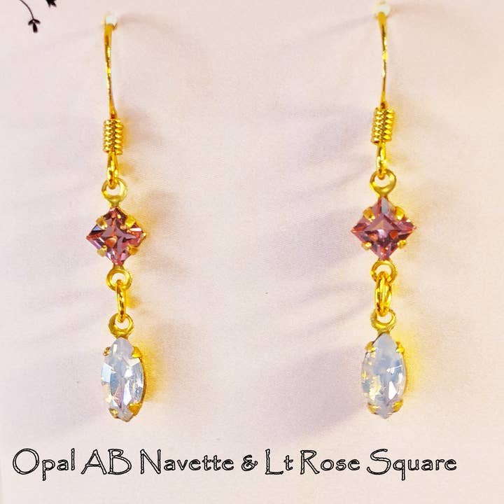 1889 Products – Großhandel Ohrhänger – 1889 Schmuck Vintage Strass-Ohrringe - Verschiedene Kleine4