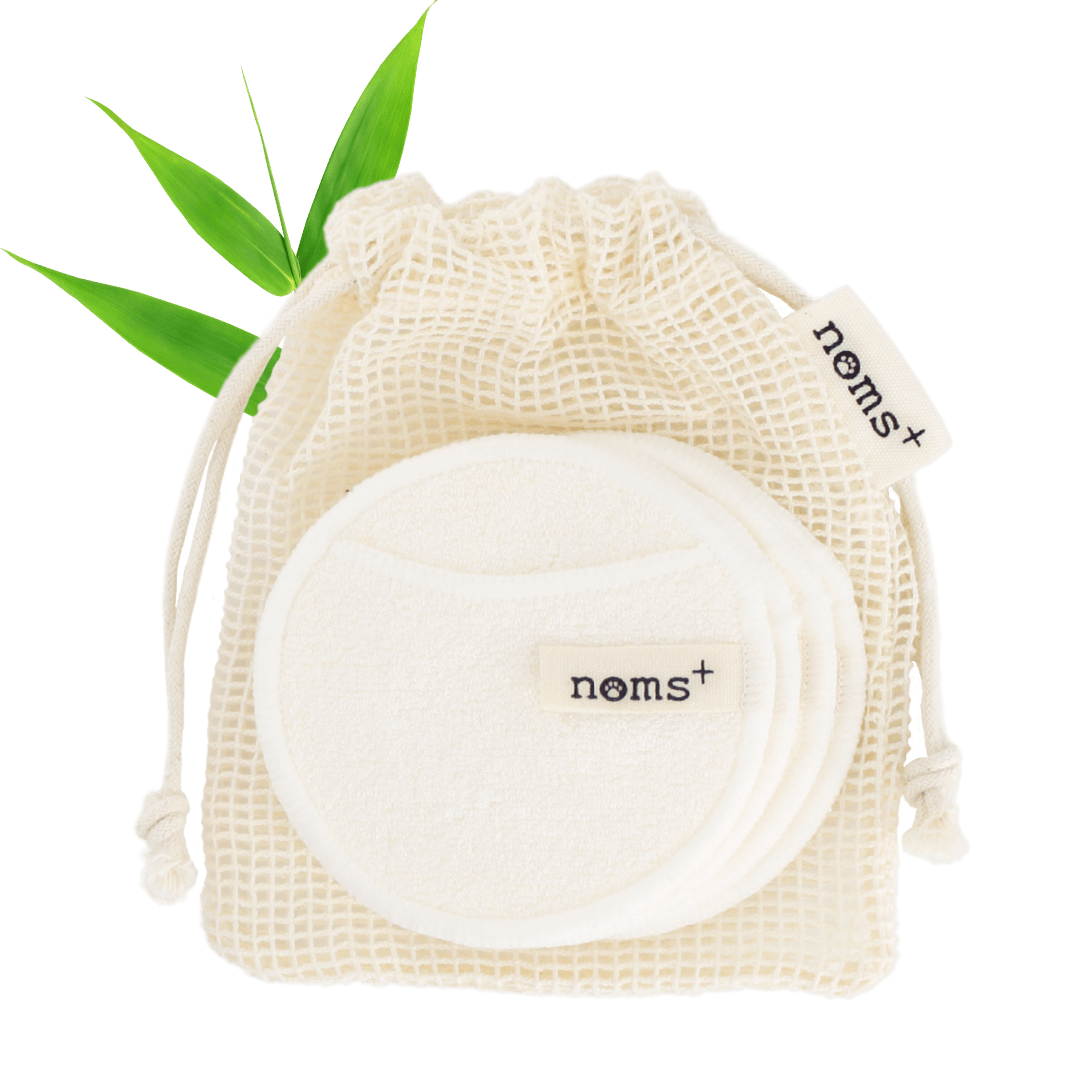 Noms+ – Produtos de higiene - Cão por atacado – Discos de cuidado laváveis de bambu (4 peças)0