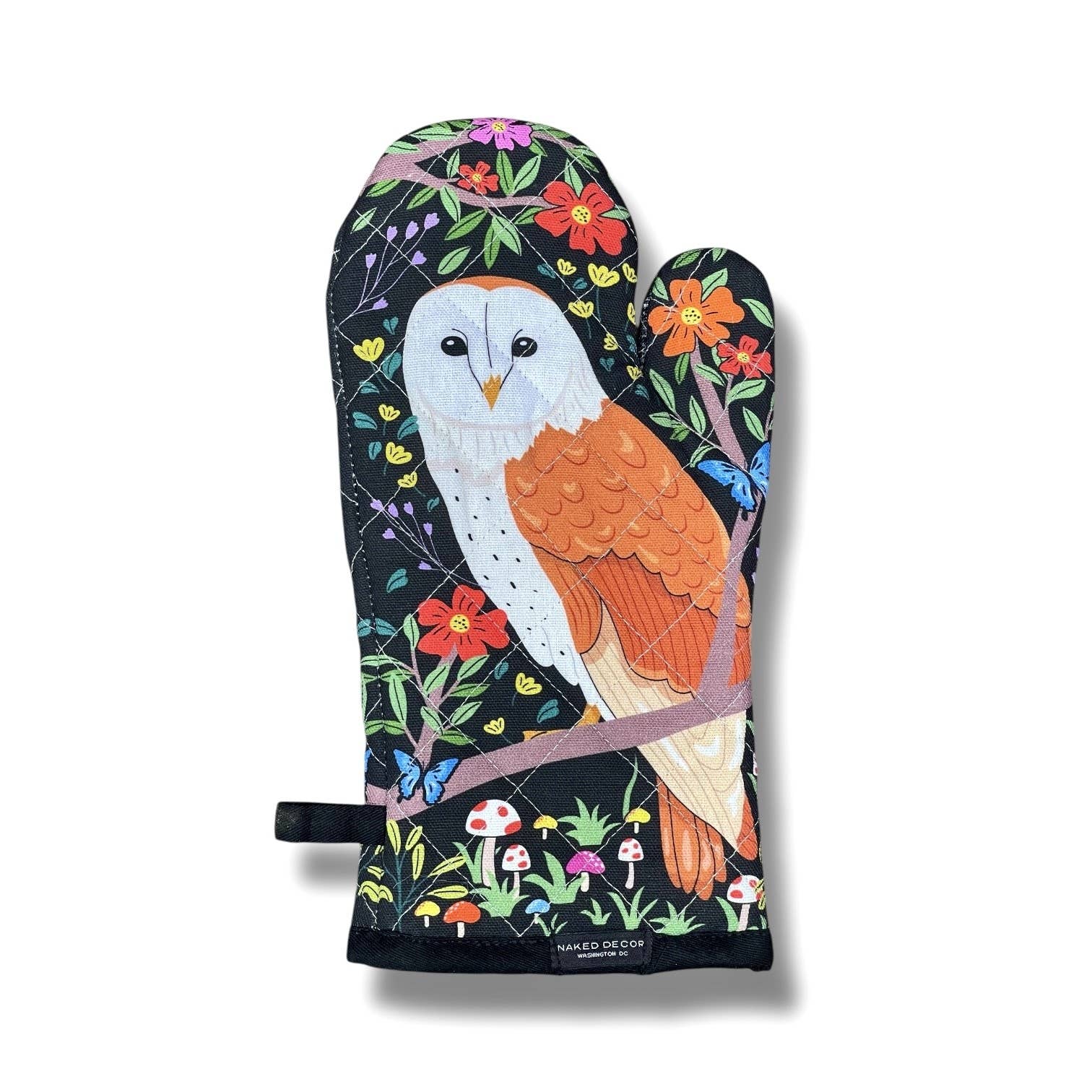 Naked Decor - Wholesale Oven Mitt/Pot Holder - Woodland Creatures Collection- Barn Owl Oven Mitt 0