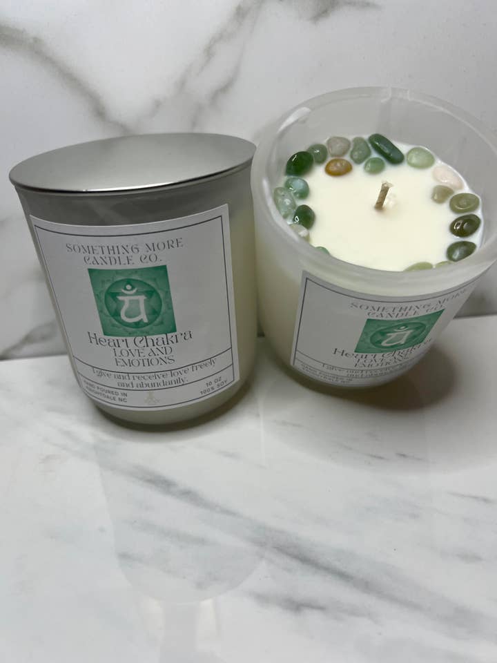 Heart Chakra Reiki Candle-love for wholesale by Something More Candle Co.