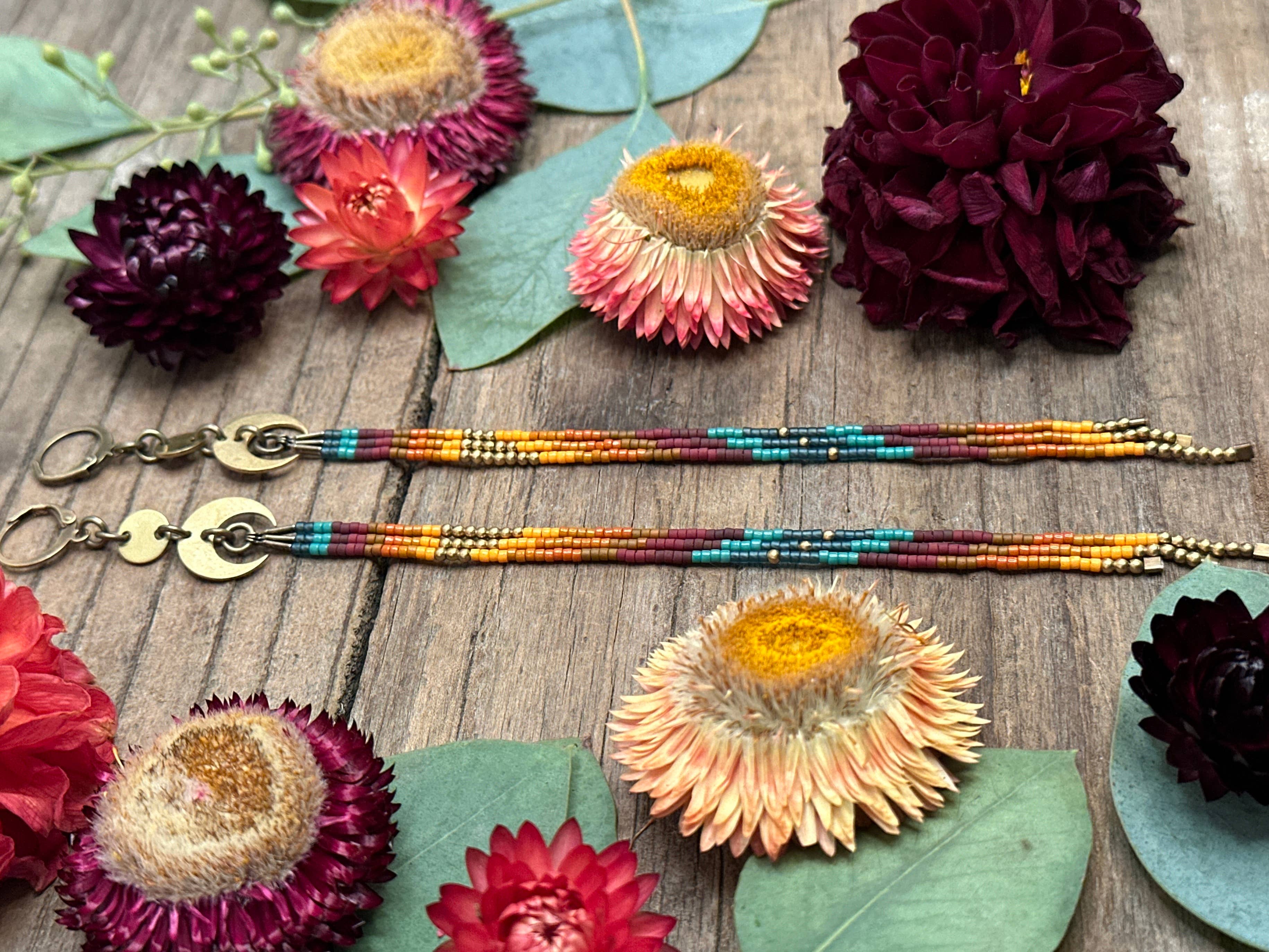 Dancing Willow - Wholesale Dangle Earrings - Harvest Heather Earrings4