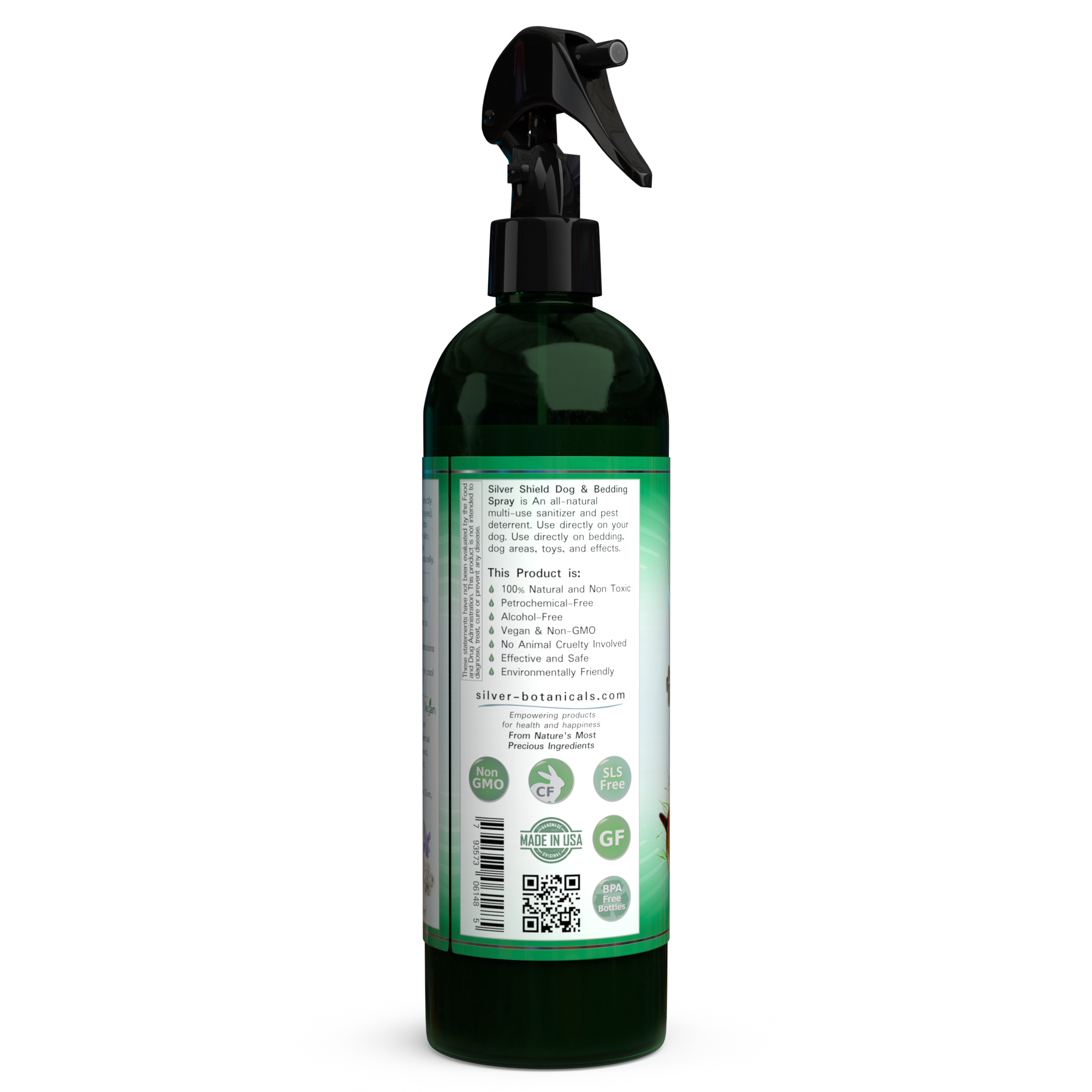 Silver Botanicals - Wholesale Pet Spray - Dog - Silver Shield Dog & Bedding Spray1