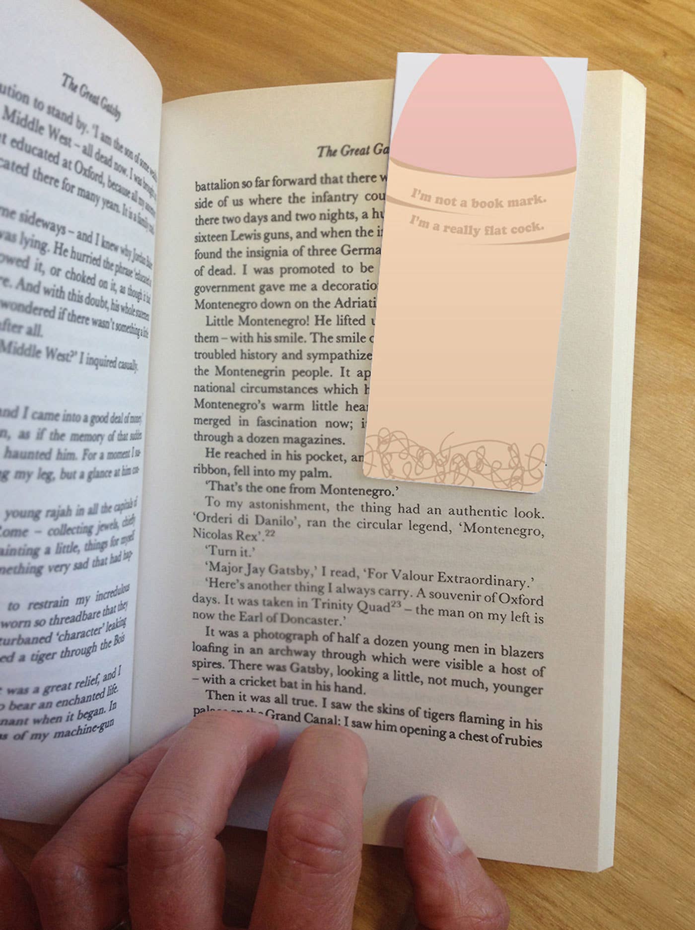 Brainbox Candy - Wholesale Bookmark - Funny Magnetic Bookmark - Flat Cock1