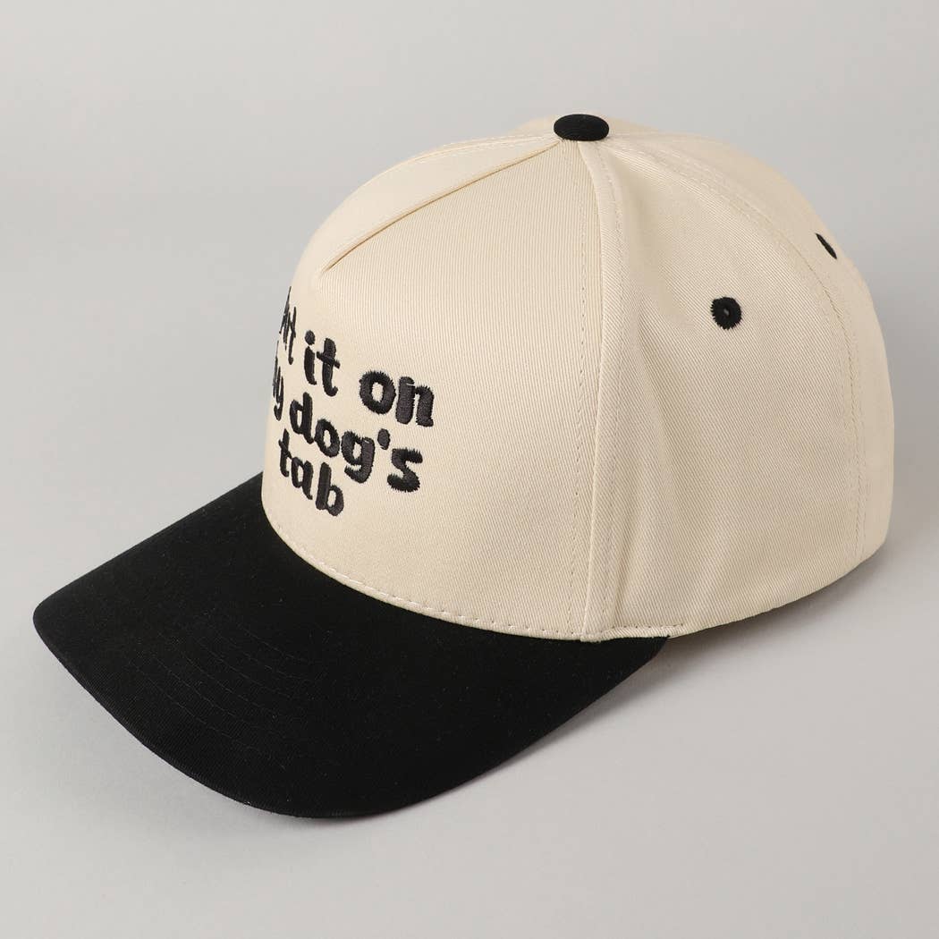 Fashion City – wholesale Baseballkeps - Herr – Sätt det på min hunds flik Tvåfärgad Truckerkeps2