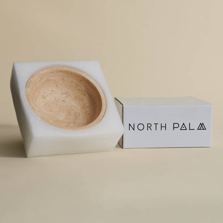 Travertine Bowl for wholesale on Faire4