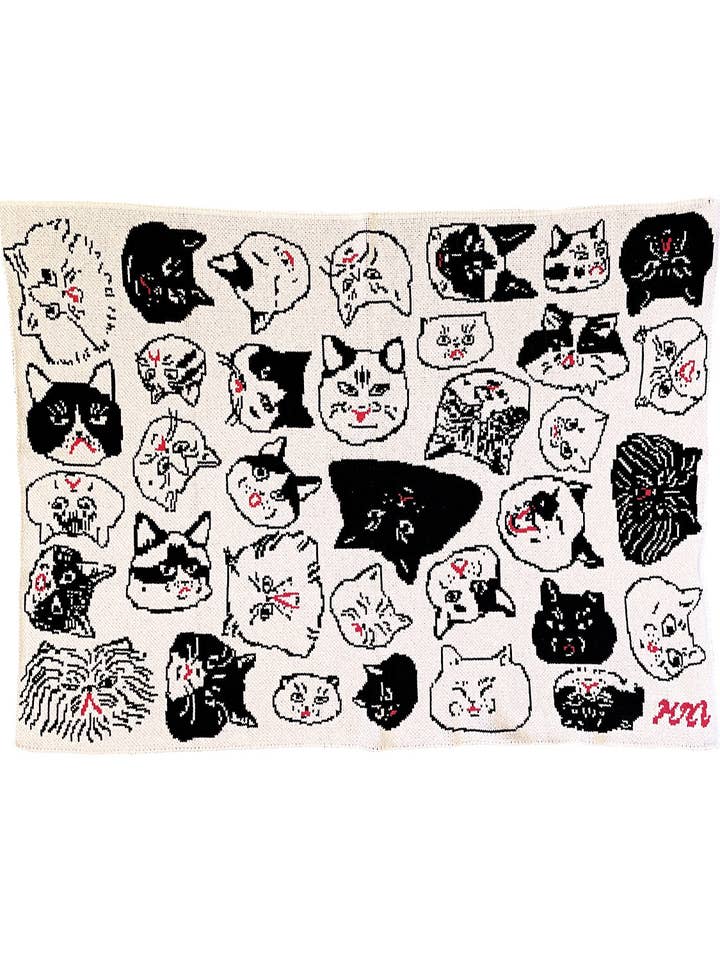 Mini Cat Blanket for wholesale by Kristina Micotti