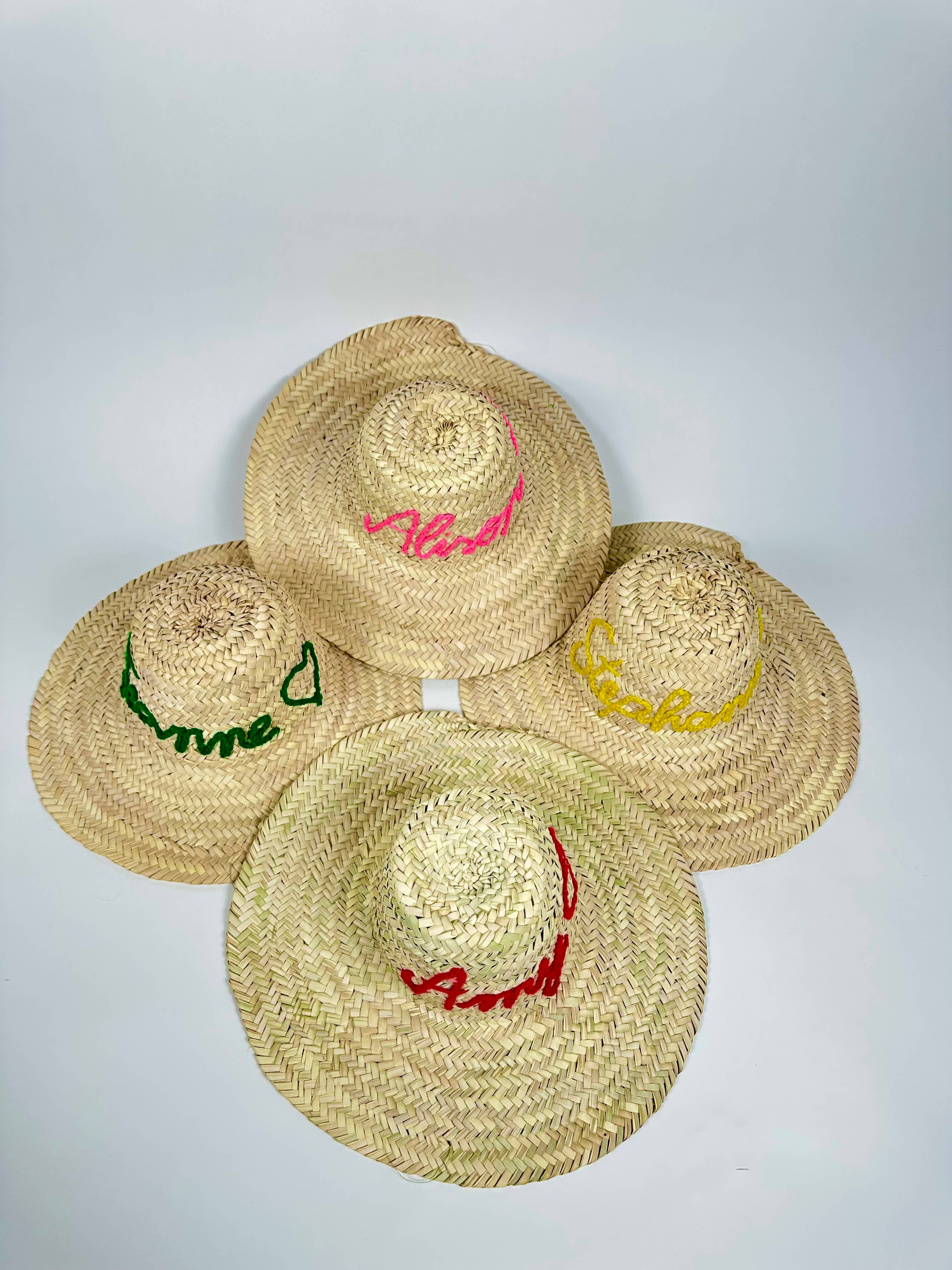 Mikwi - Wholesale Straw Hat - Women's - Personalised Straw hat - DECORATIVE STRAW HAT - Moroccan hat15