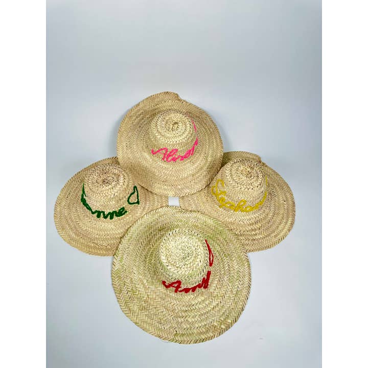 Mikwi - Wholesale Straw Hat - Women's - Personalised Straw hat - DECORATIVE STRAW HAT - Moroccan hat15