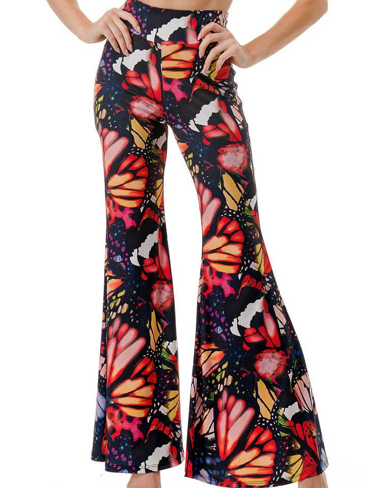 TALLULAH PANTS (MULTI BUTTERFLY)- VP2276 for wholesale by VAVA by Joy Han