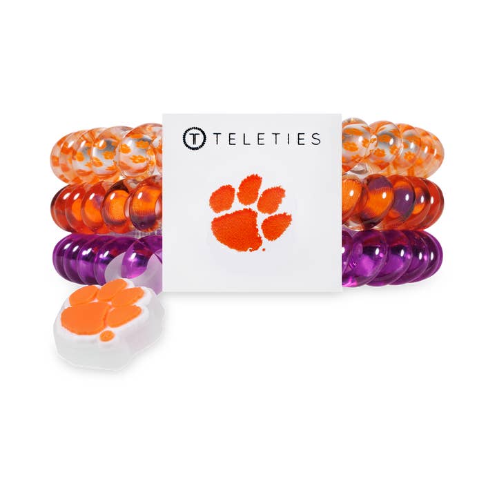 Spiral Hair Coils | Small | Go Tigers! Hair Ties for wholesale by TELETIES
