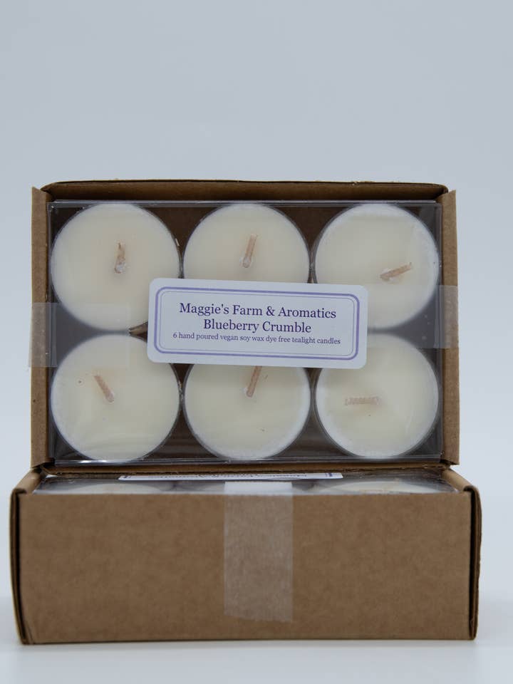 Soy TeaLight Candles/ Dye Free Soy Candles/ Tea Light Candle for wholesale by Maggie's Farm & Aromatics