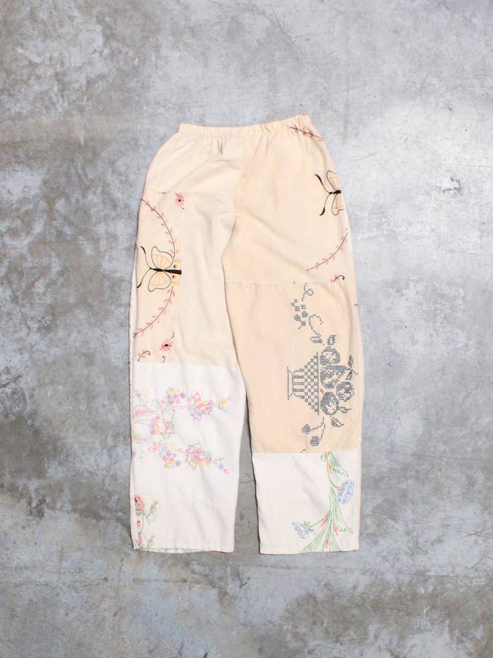American Recycled Clothing - Wholesale Pants - Women's - Embroidered Pieced Pant Bundle