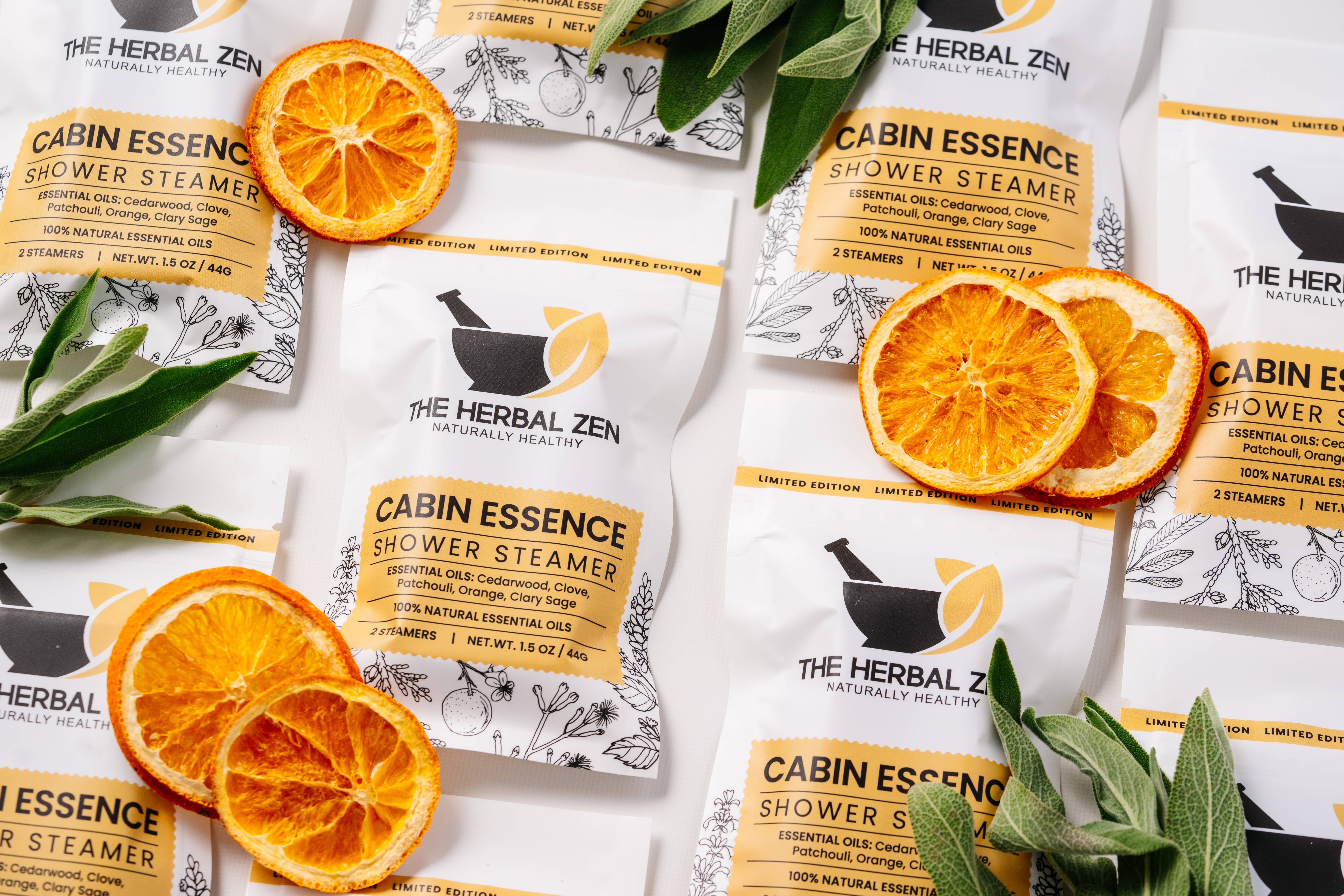 The Herbal Zen - Wholesale Shower Steamer/Bomb - Winter Shower Steamer Minis | Cozy Aromatherapy 2-Pack1