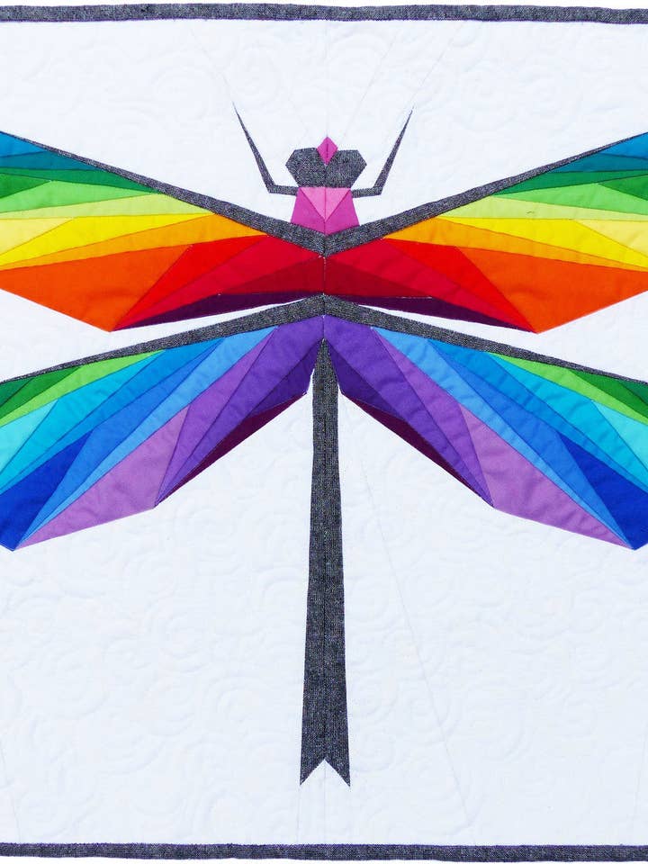 Motivo in carta Gossamer Wings per la vendita all'ingrosso da parte di Flying Parrot Quilts