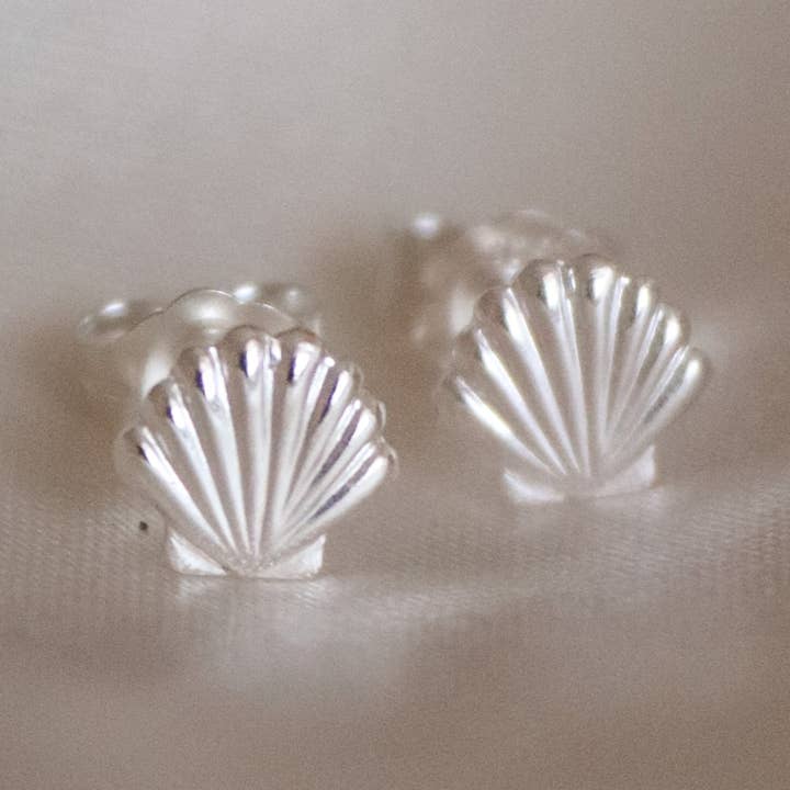 Schelp oorknopjes voor wholesale door Becky's Jewellery Boutique