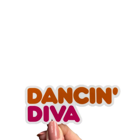 Denali & Co. - Wholesale Sticker - Dancin' Diva Sticker, 4" x 1.7"