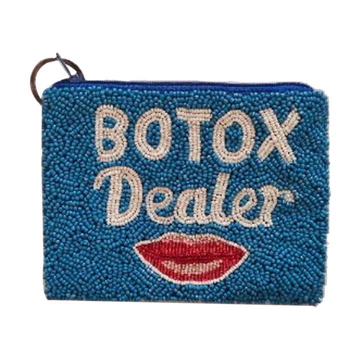 BOTOX DEALER lips coin purse for wholesale by Tiana Designs