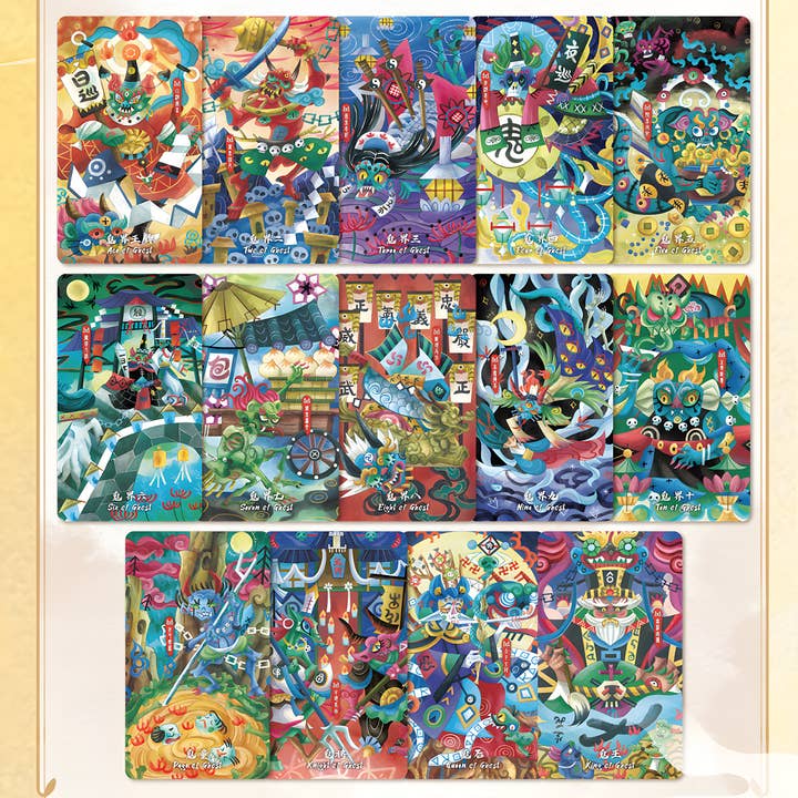 Vermilion Collection – wholesale Tarot cards – Tranquil Night Wisdom Tarot14