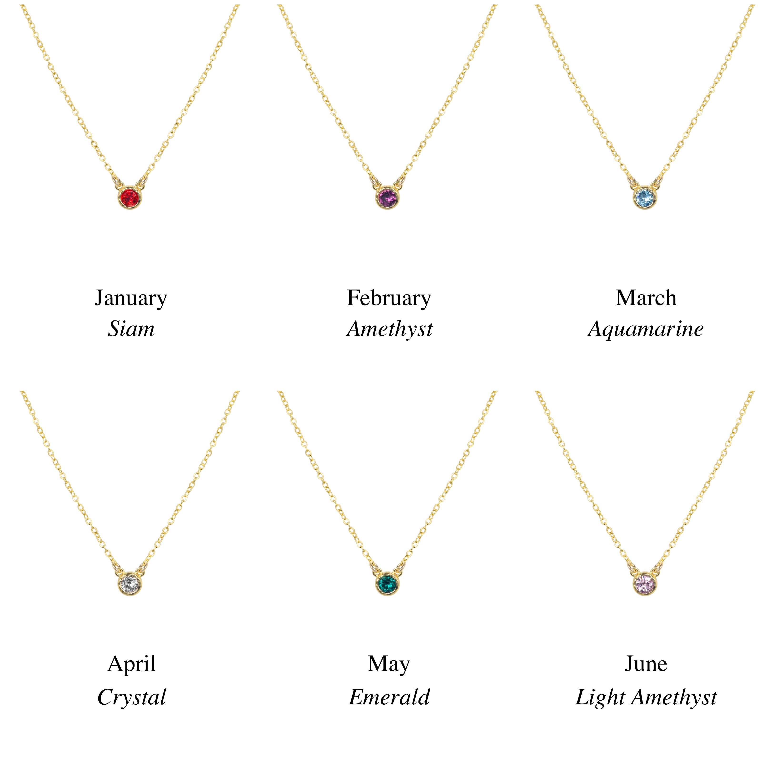 Katie Dean - Wholesale Pendant/Charm Necklace - Birthstone Necklace16