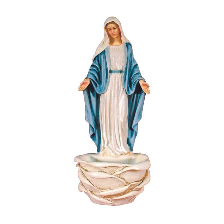 Goldscheider of Vienna - Wholesale Decorative Figurine - Standing/Hanging Colored Lady of Grace Font Beige 6"