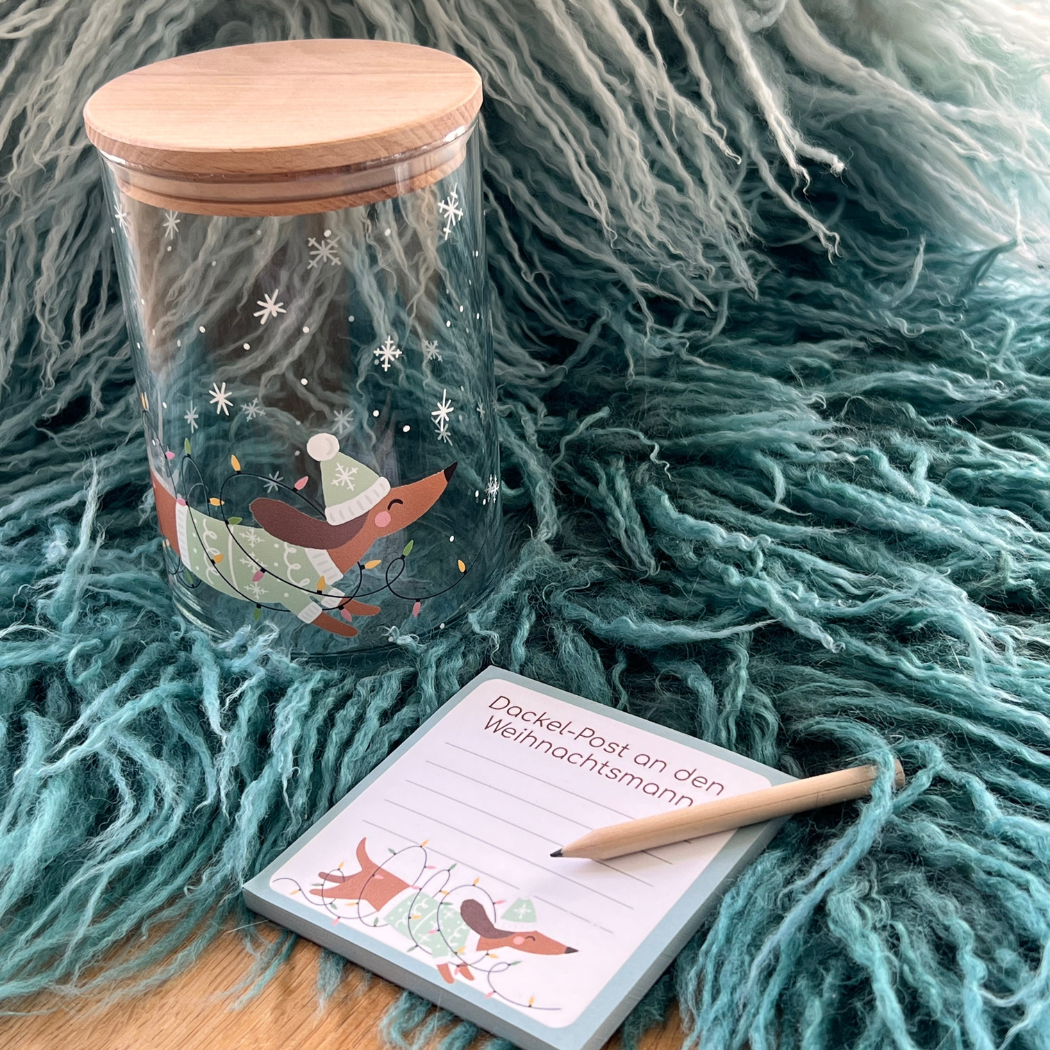 Wunderle GmbH – Engroshandel Julepynt – Dachshund postblok - sødt notesblok6