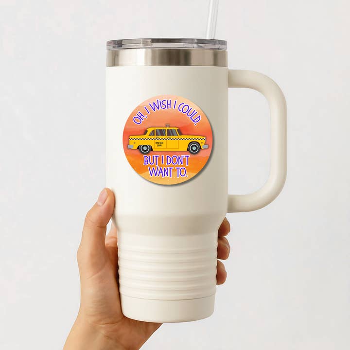 Phoebe Buffet NYC Freunde Inspirierter Aufkleber für den Großhandel von Dragonfly Merch Co