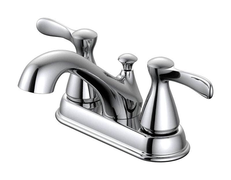Everyday Supply Co - Wholesale Kitchen Tool/Gadget - OakBrook Chrome 2-Handle Bathroom Sink Faucet 4 in.