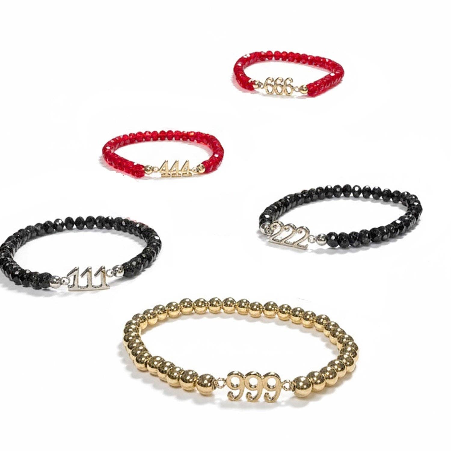 Love, Lisa - Vente Bracelet de perles - Bracelet Chiffre Ange4