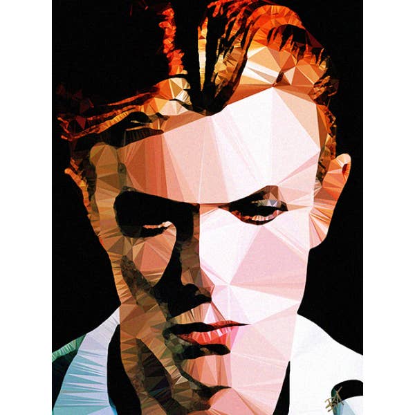 Bowie (IV) by Baiba Auria - signed Giclée print for wholesale by Egoiste Gallery