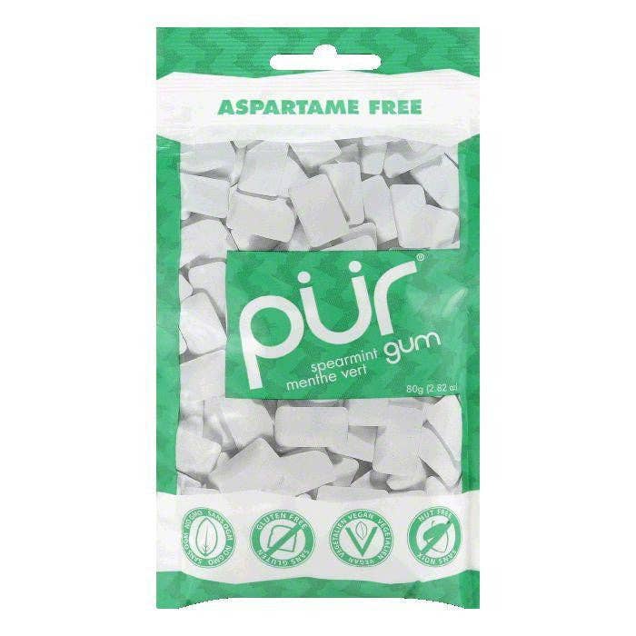 Pur Gum Spearmint Gum 60PC, 2.82 OZ for wholesale by KeHE Distributors, LLC