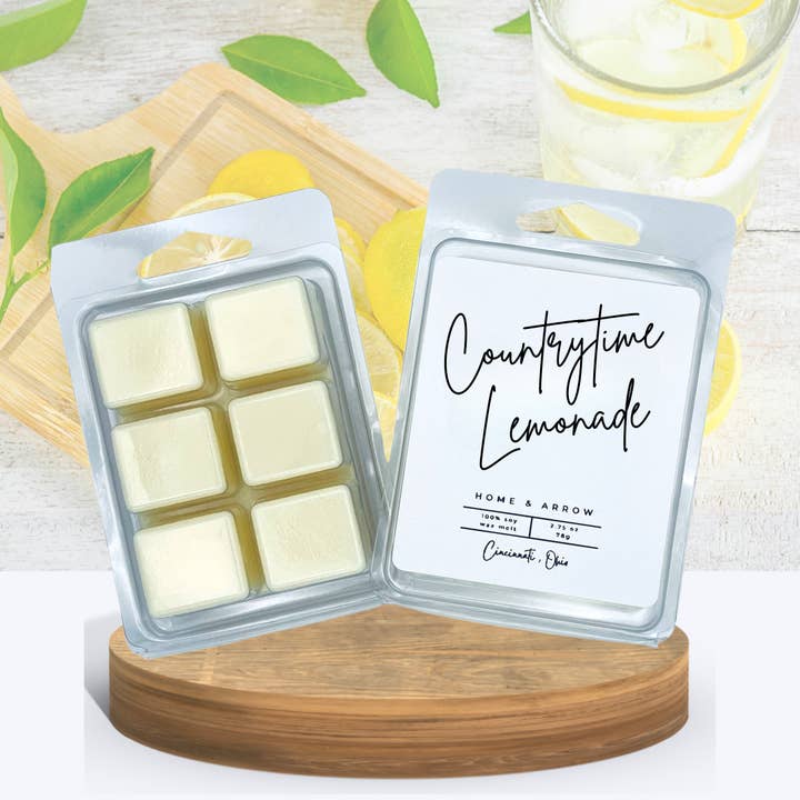 Country Lemonade 100% Soy Wax Melt for wholesale by Home & Arrow
