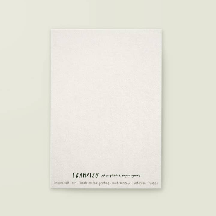 franzizo nachhaltige papeterie - Wholesale Postcard - Postcard” Wandel”1