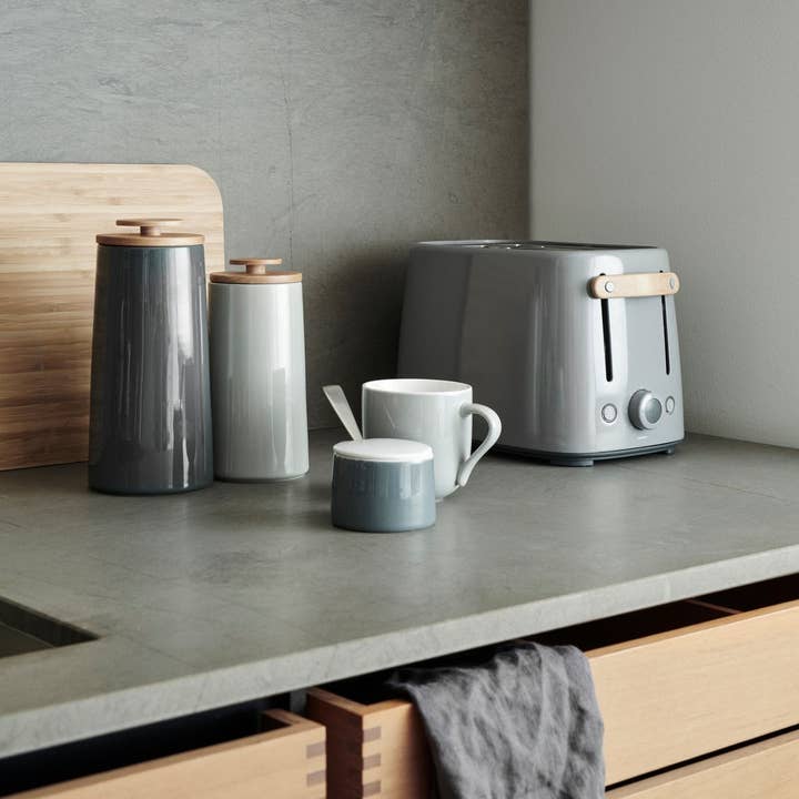 Studio Nordhaven - Wholesale Jar - Emma storage jar, tall - dark grey