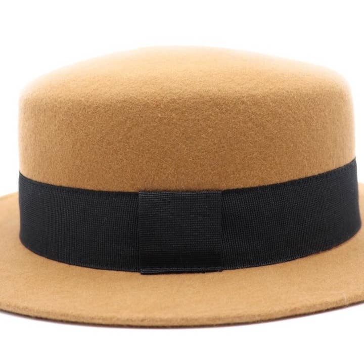 JOE & MEY Chapeaux Bonnet echarpe - Wholesale Fedora - Women's - Ben Canotier Small Edge 5 cm10