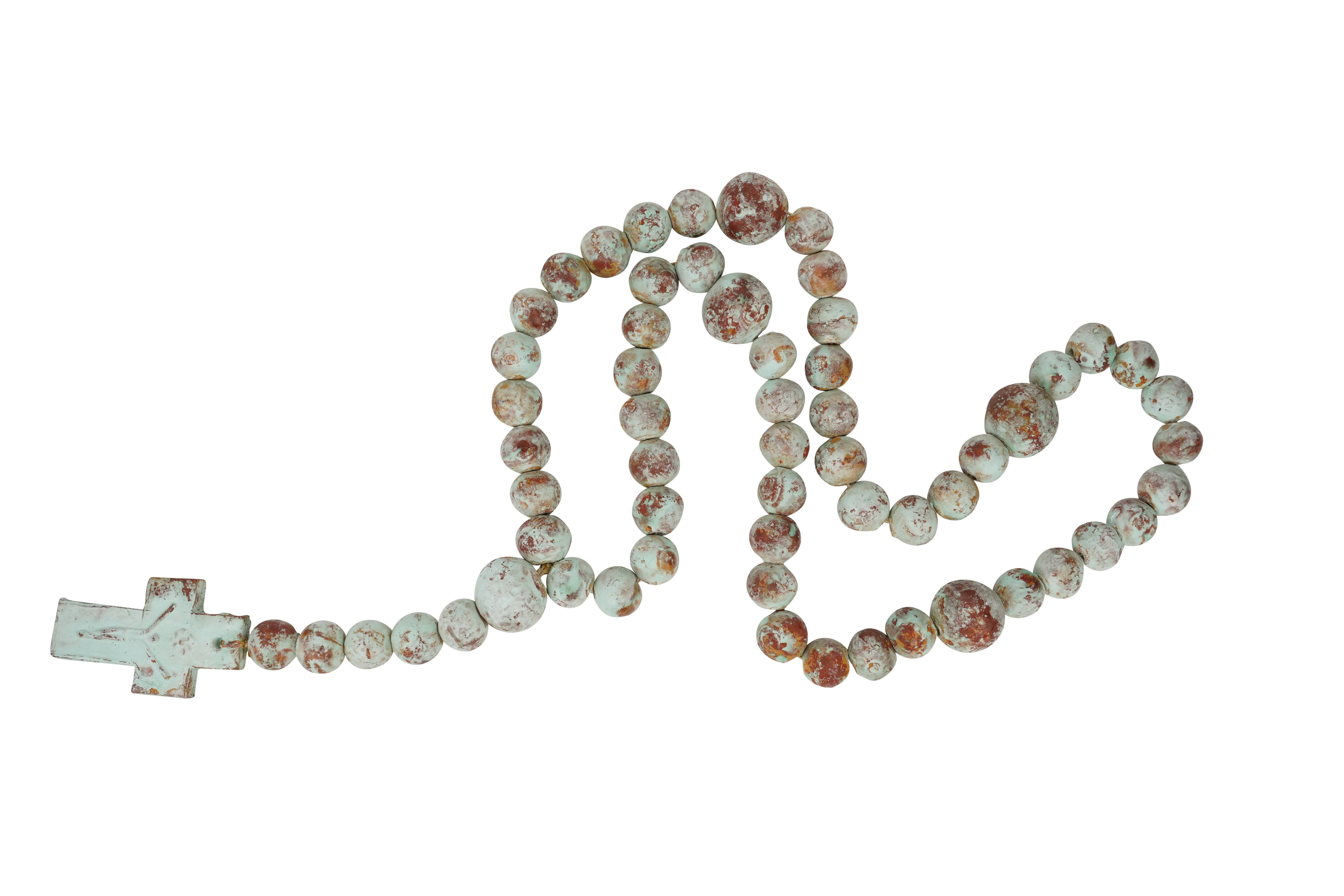 My Amigos Imports - Wholesale Prayer Beads Necklace - Hope Clay Rosary-Beads-Gorgeous-6 Sizes-Handmade-Turquoise13