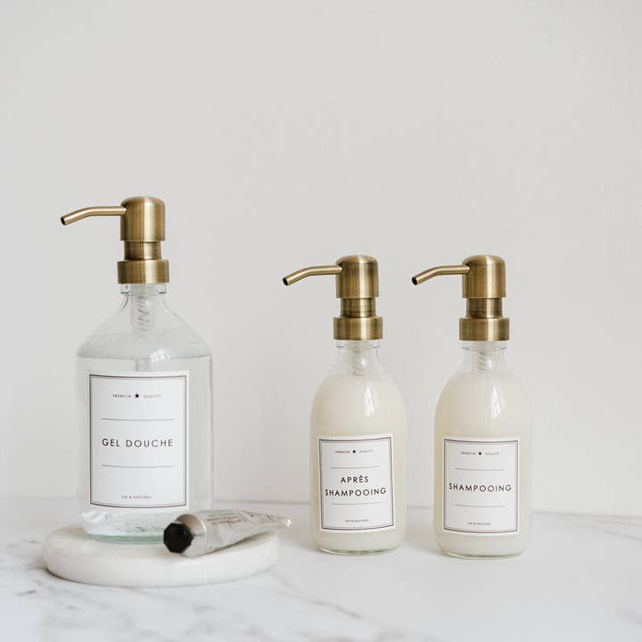 Les Flacons de l’Apothicaire - Wholesale Soap Dispenser - Shower gel - clear bottle1