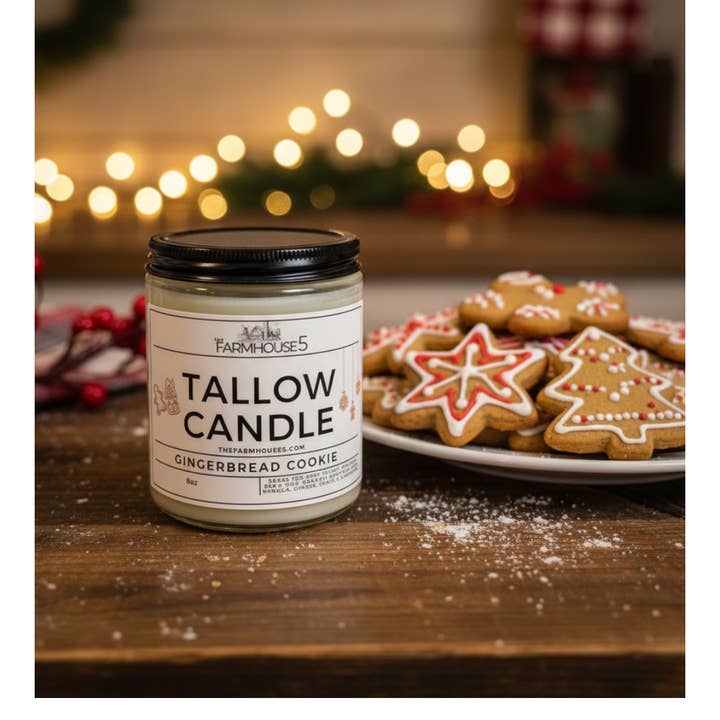The Farmhouse5 - Wholesale Jar/Filled Candle - Seasonal Organic Tallow Candles4