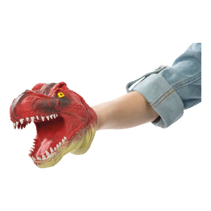 Toysmith - Wholesale Puppet - Kids & Baby - Dino Bite! Hand Puppet, Assorted Colors
