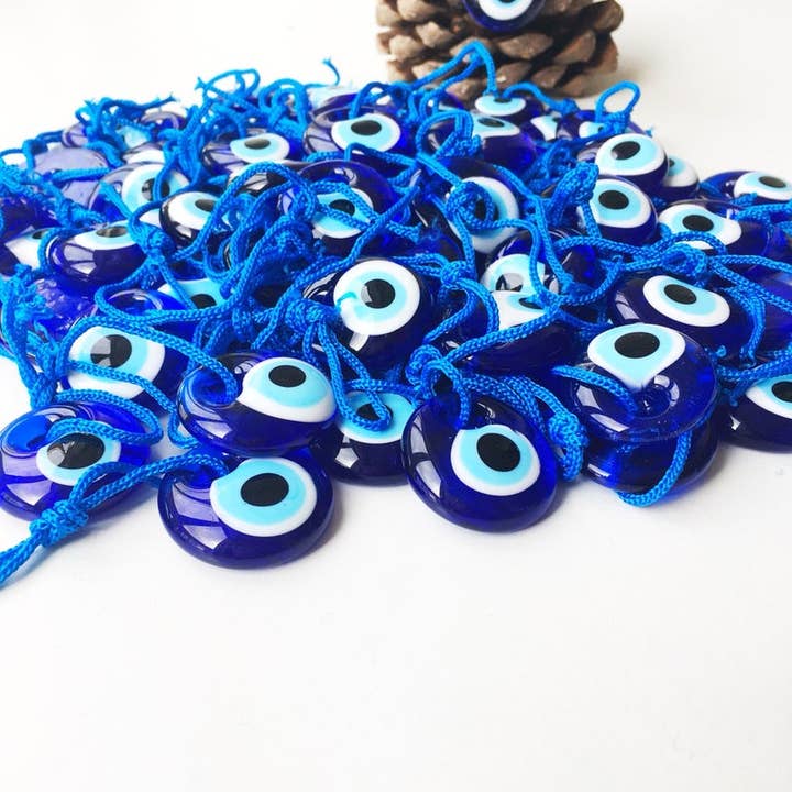Evileyefavor – Großhandel Tischdeko – Evil Eye Bead, Blauer Glasanhänger Evil Eye