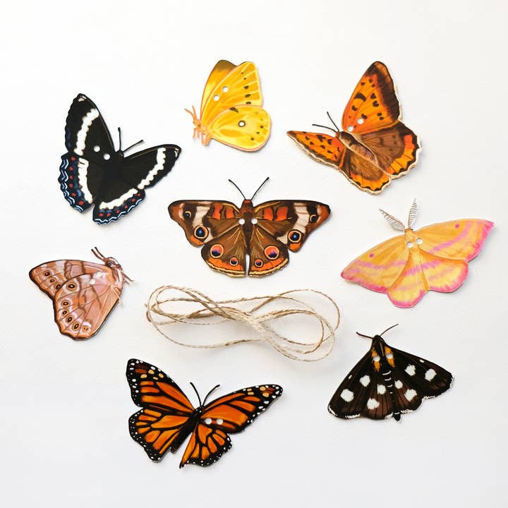 Doro Marcello - Vente Fanion/guirlande - Guirlande de Papillons | Guirlande en Papier DIY | Décoration de Fête d'Anniversaire4