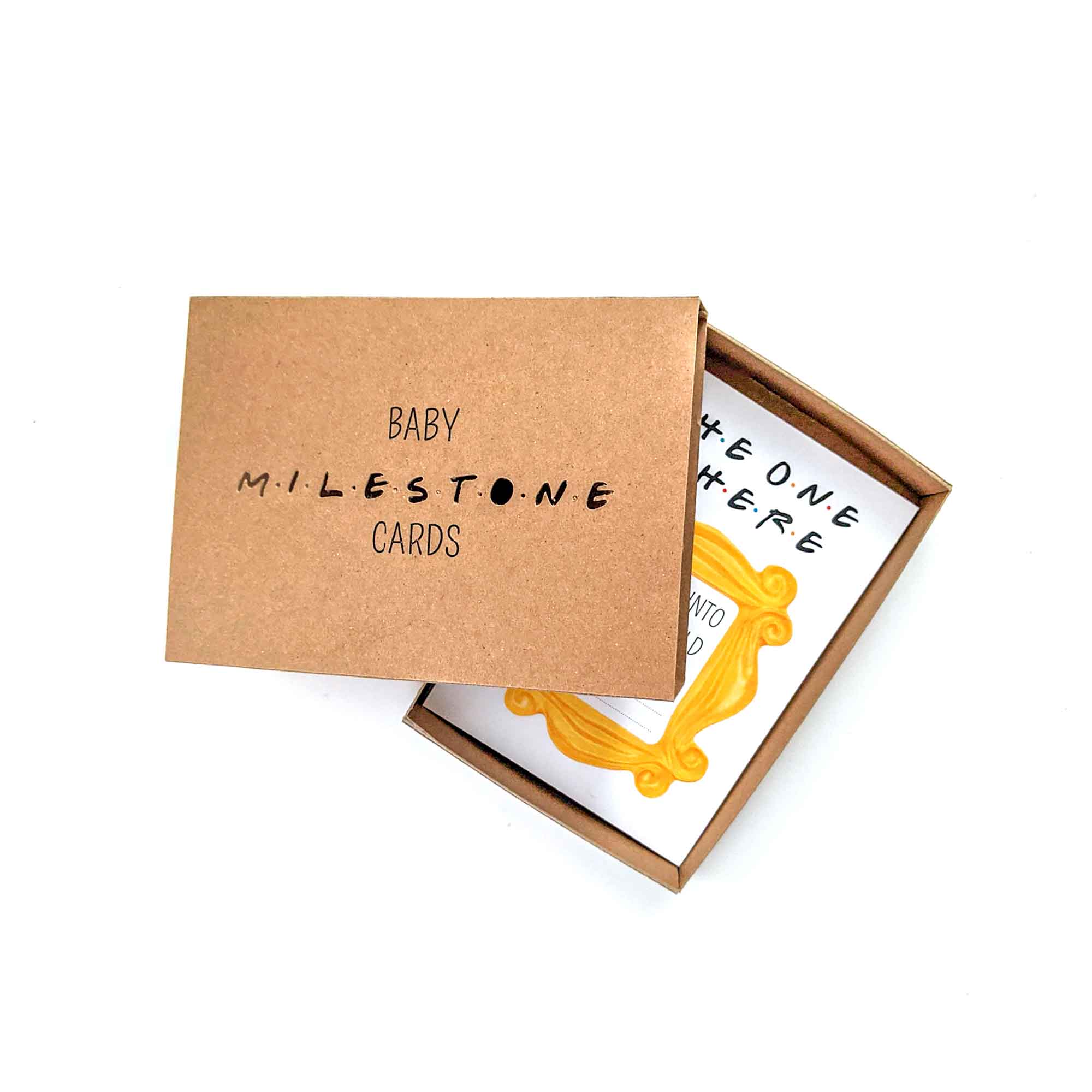 Aces and O's - Wholesale Milestone Art/Keepsake - Kids & Baby - Friends Theme Baby Milestone Card Set5