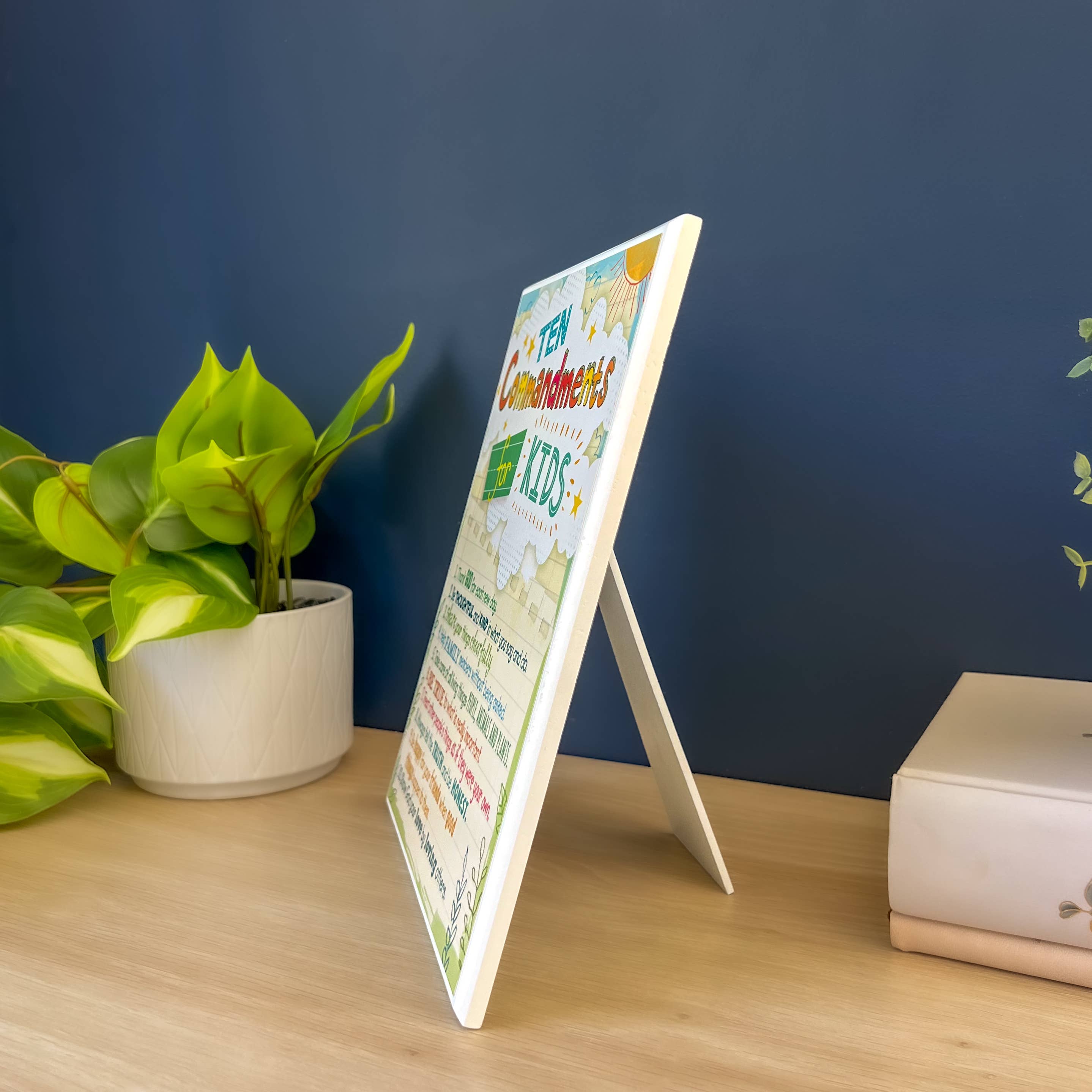 Abbey + CA Gift - Wholesale Plaque - Ten Commandments for Kids Plaque3