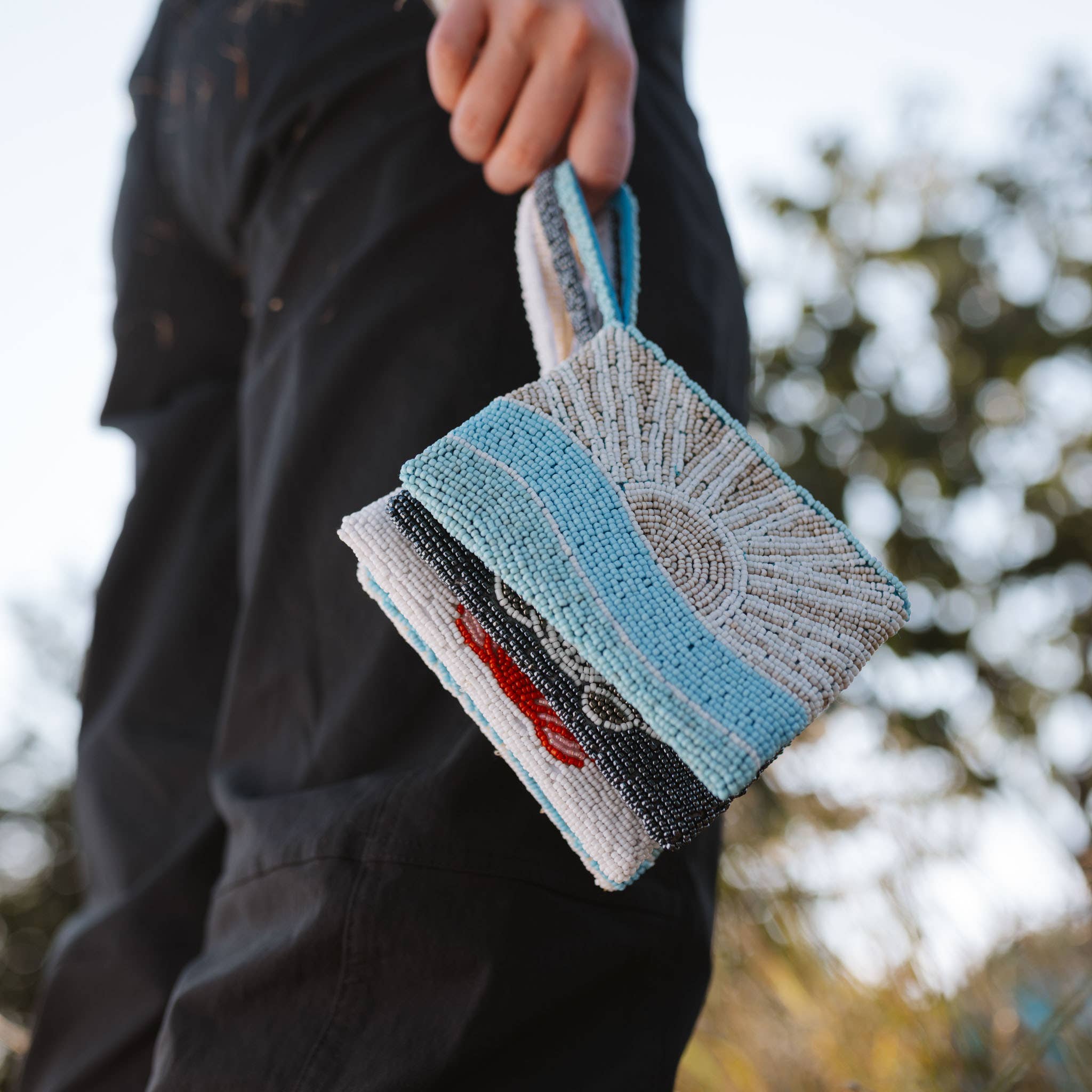 Pineapple Island – wholesale Påse - Dam – Liten soluppgångspärlpåse2